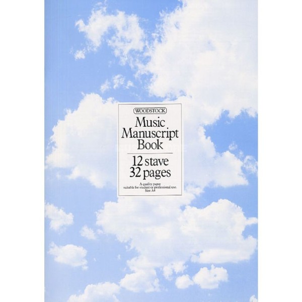 Music Manuscript Book A4