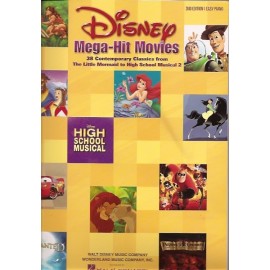 Disney Mega Hit Movies 2nd Edition (Easy Piano, Voice & Guitar)