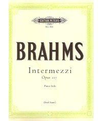 Brahms - Intermezzi Op. 117: Peters Edition