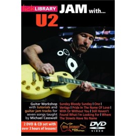 Lick Library: Jam With U2 2 DVD & CD Set