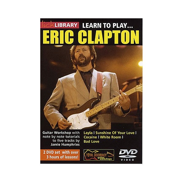 Lick Library: Learn To Play Eric Clapton DVD Set