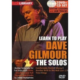 Lick Library: Learn To Play Dave Gilmour The Solos 2 DVD & CD Set