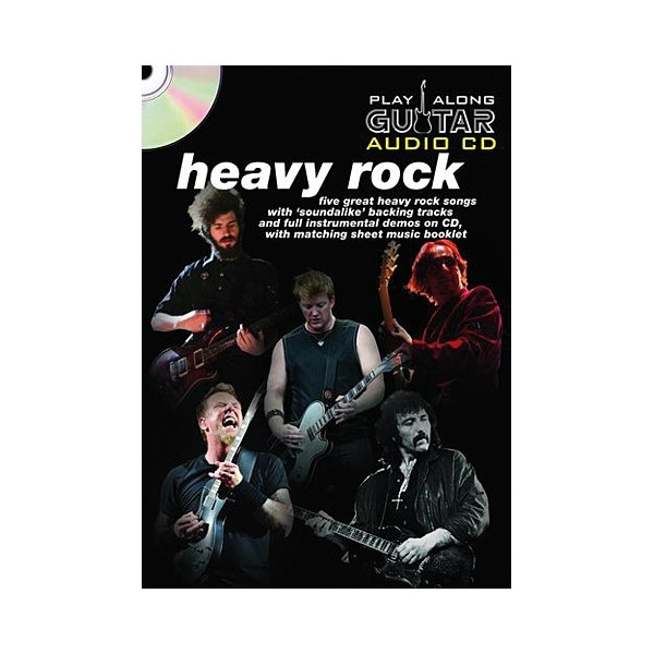 Play Along Guitar Audio CD Heavy Rock