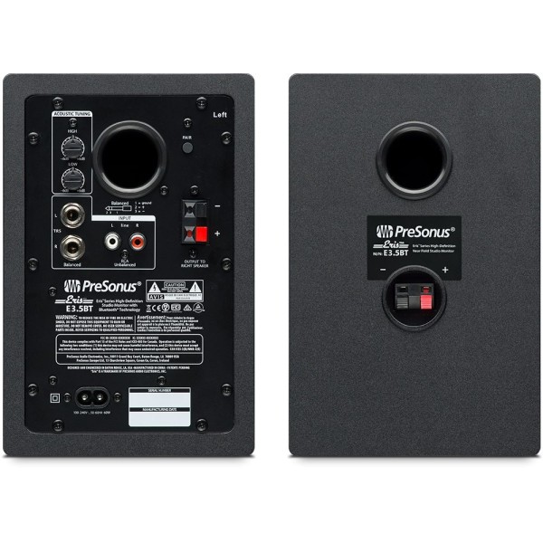 PRESONUS ERIS BT STUDIO MONITORS PRESONUS ERIS BT STUDIO MONITORS