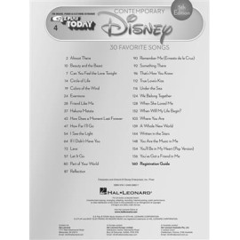 Contemporary Disney - 5th Edition- 30 Favourite Songs