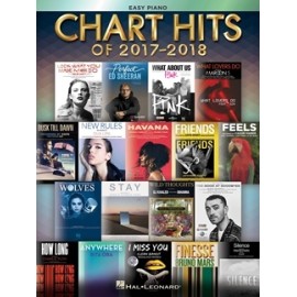 Chart Hits of 2017-2018: Easy Piano