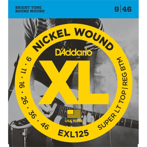 DADDARIO ELX125 NICKEL WOUND XL .009 - .046