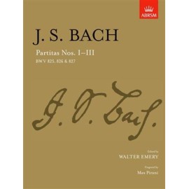 J S Bach - Partitas Nos I-III BWV 825 , 826 & 827