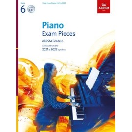 ABRSM Piano Exam Pieces 2021 & 2022 - Grade 6 (Book & CD)