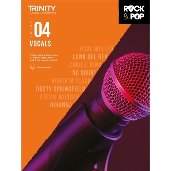 Trinity Rock and Pop Vocals grade 4