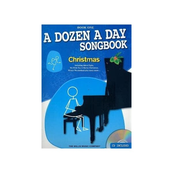 A Dozen A Day Songbook Christmas Book 1 Easy Piano Book/CD