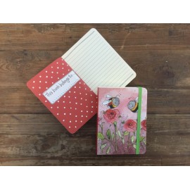 BEES AND ROSES SMALL CHUNKY NOTEBOOK