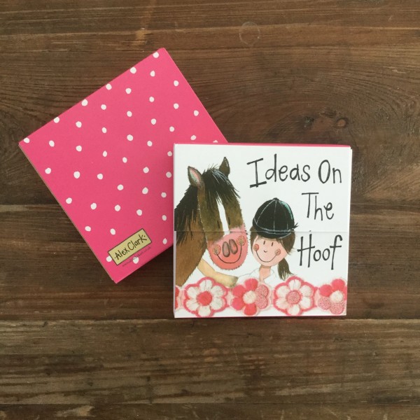 Horse and Rider Mini Magnetic Notepad