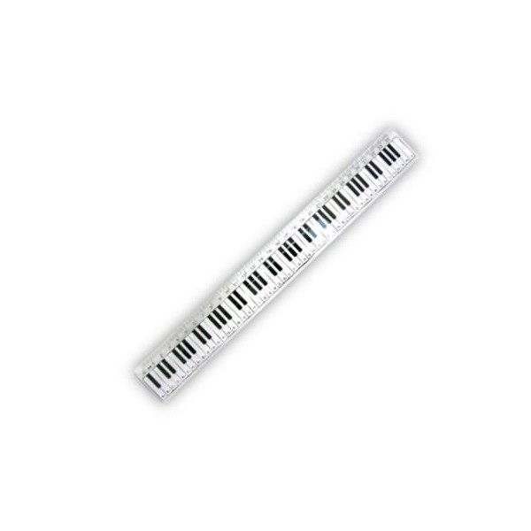30Cm Keyboard Design Clear Ruler