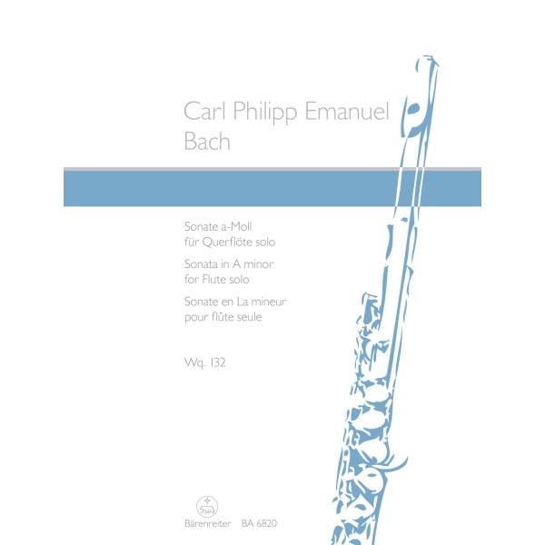 C.P.E Bach - Sonata in A minor for Flute Solo Wq 132