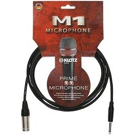 KLOTZ M1 MALE XLR TO JACK CABLE 5 METER