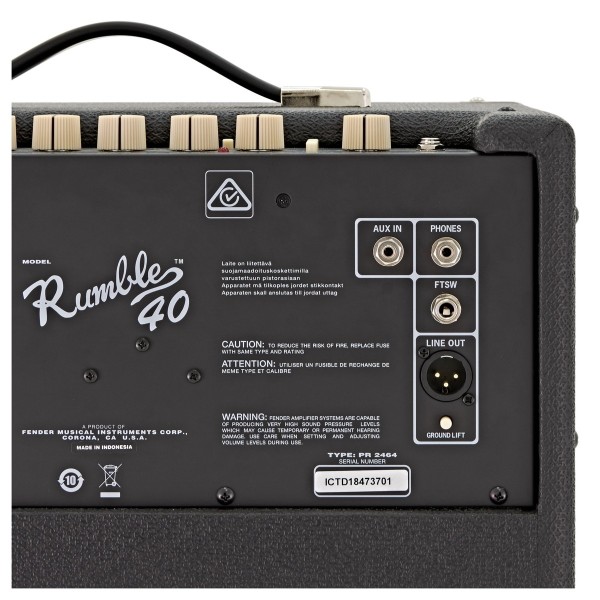 Rumble 40 V3 Bass Amplifier