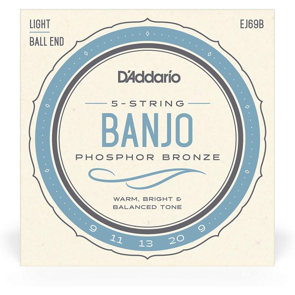EJ69B 5-String Banjo Phosphor Bronze Banjo Strings Ball End