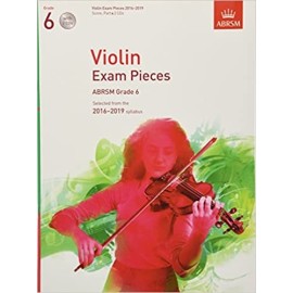 Violin Exam Pieces 2016-2019, ABRSM Grade 6, Score, Part & 2 CDs