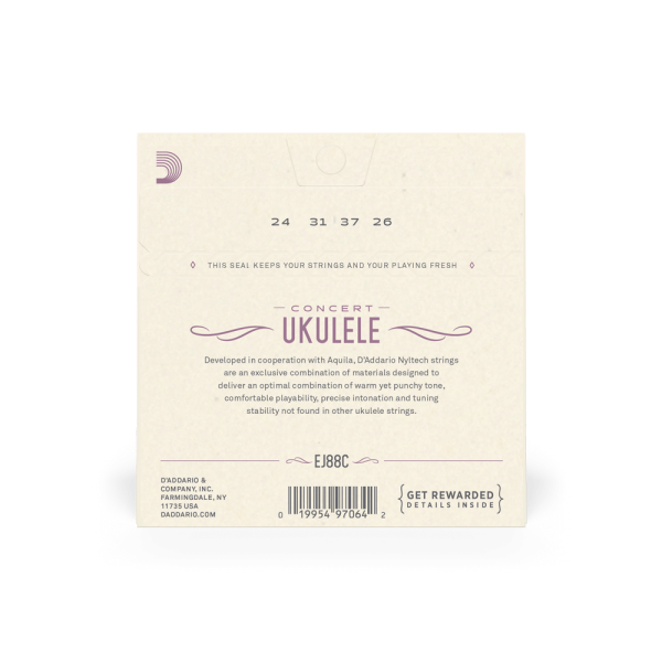 EJ88C Concert Ukulele Strings