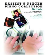 Easiest 5 Finger Piano Collection: Ballads