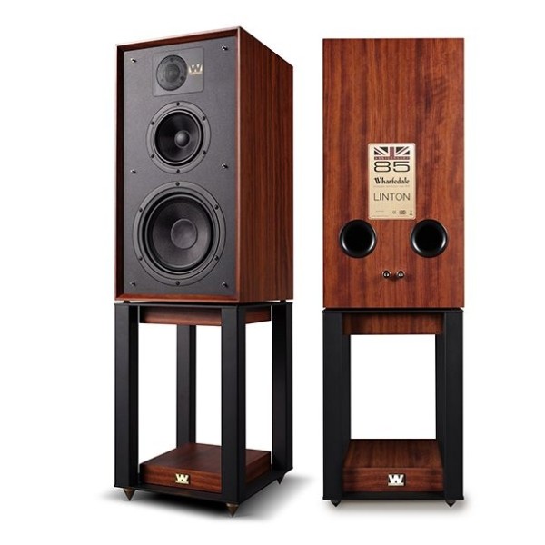 Wharfedale Linton Heritage Standmount Speakers with Matching Stands