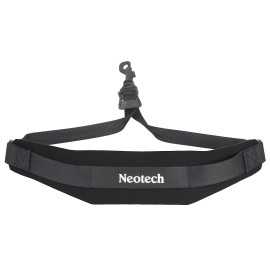 Neotech Soft Black Saxophone Strap with Swivel Hook, Regular