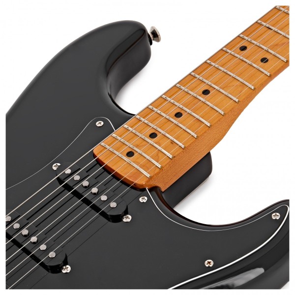 Squier Classic Vibe 70s Stratocaster Electric Guitar, HSS MN Black