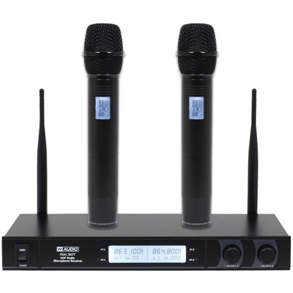 W Audio RM30T Wireless Microphones Pair
