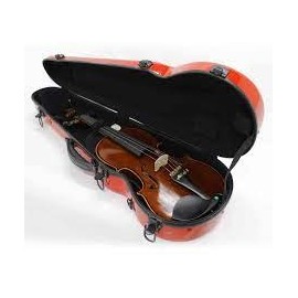Koda HDFGV06 Fibre Glass 4/4 Violin Case Red