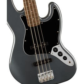 Affinity Series Precision Bass PJ Charcoal Frost Metallic with Laurel Fingerboard