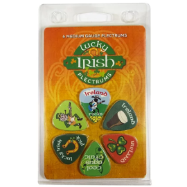 Lucky Irish Guitar Pick 6 Pack