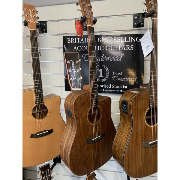 TW5EOV Dreadnaught C/Way All Figured Ovangkol Solid Top