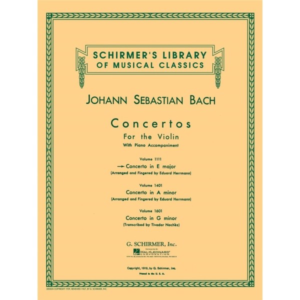 J.S. Bach - Violin Concerto in E major