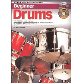 Progressive Beginner Drums with CD and DVD