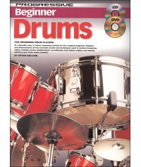 Progressive Beginner Drums with CD and DVD