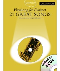 Guest Spot Playalong for Clarinet 21 Great Songs with 4 CDs