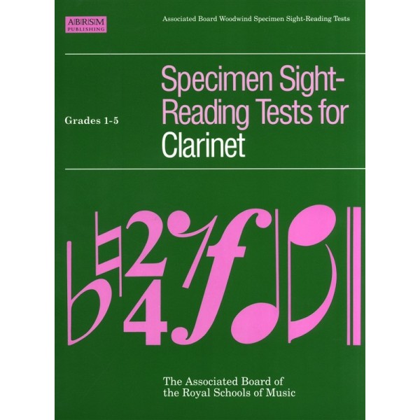 ABRSM Specimen Sight-Reading Tests for Clarinet Grade 1-5
