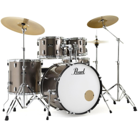 Pearl Roadshow RS525C/C707 Bronze Mist Metallic Drum Kit w/Sabian Cymbals