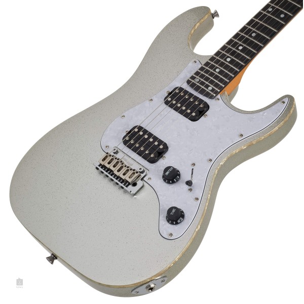 Jet JS500SLS Electric Guitar Silver Sparkle
