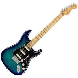 FENDER LIMITED EDITION PLAYER STRATOCASTER HSS PLUS TOP ELECTRIC GUITAR IN BLUE BURST
