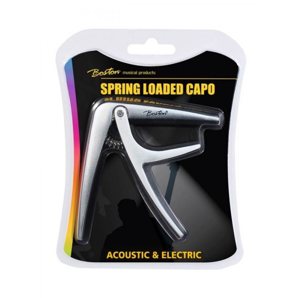 Boston capo for acoustic and electric guitar