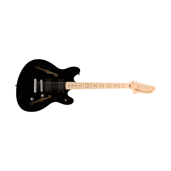 Squier Starcaster Semi-Hollow Electric Guitar Black