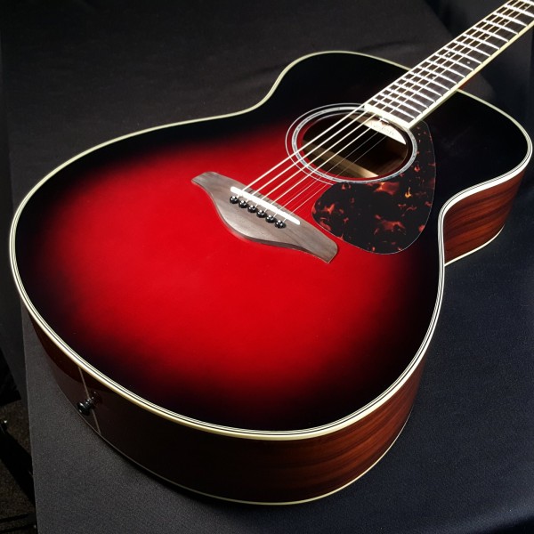 Yamaha FS830 Acoustic Folk Guitar Dusk Sun Red
