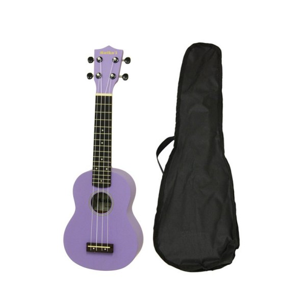 Aria Maikai MKU1 Soprano Ukulele with Bag, Purple