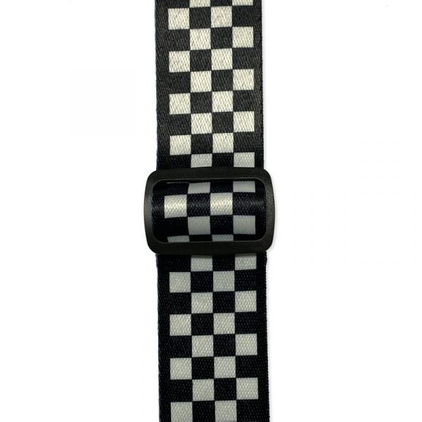 Rockyou Black & White Checker Guitar strap S12032