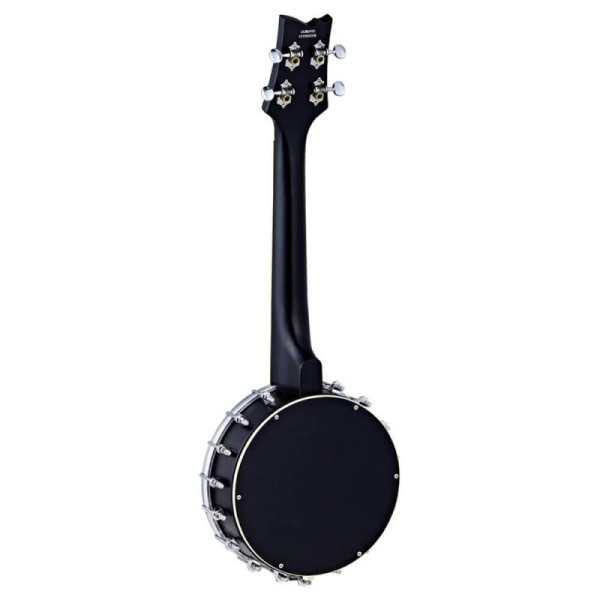Ortega Concert Size Banjolele Ukulele Maple Black