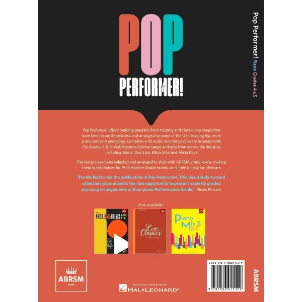 ABRSM Pop Performer! Piano Grade 4-5