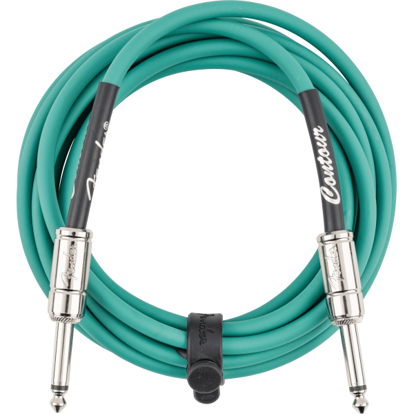 Fender Contour Series Instrument Cable Sherwood Green