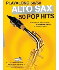 Playalong 50/50 Alto Sax 50 Pop Hits